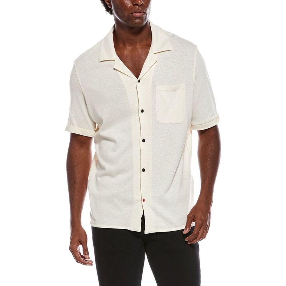 Isaia Mens  Sport Shirt, Brown